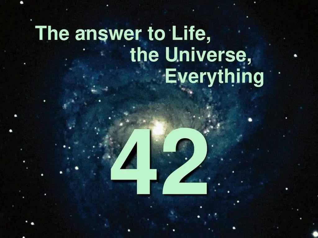 What Is The Meaning Of Life The Universe And Everything Google Easter Egg